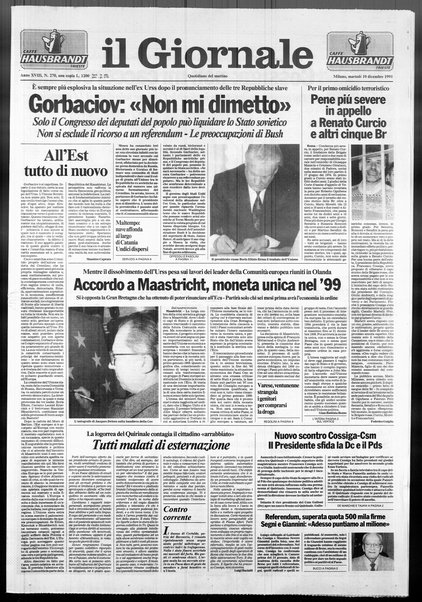 Il giornale : quotidiano del mattino